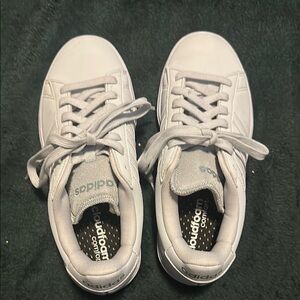 Adidas Cloudfoam White Comfort Sneakers